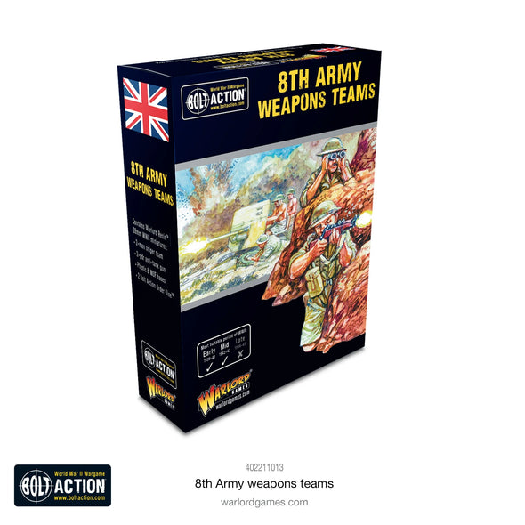 Bolt Action - Great Britain - British 8th Army Weapons Teams